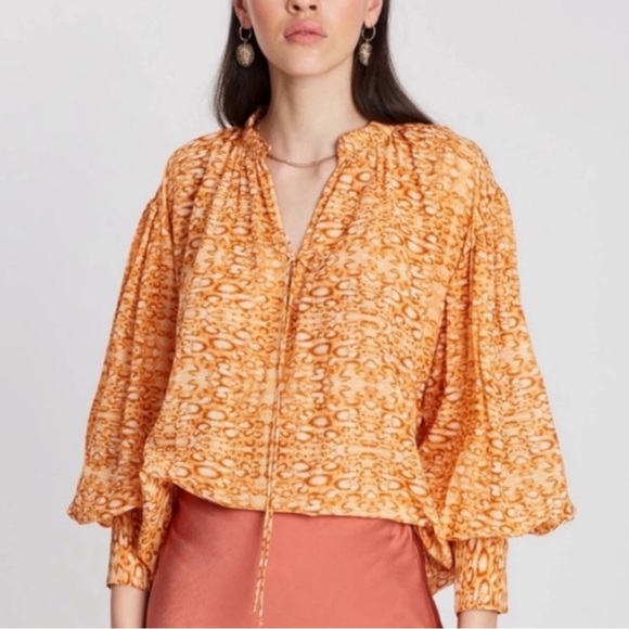Anthropologie Kinga Csilla Cotton Pullover Blouse - Picture 1 of 13